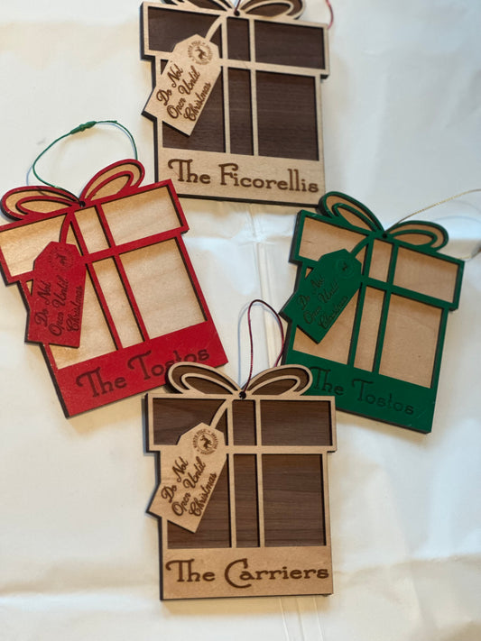 Personalized Christmas Gift Tree Ornament