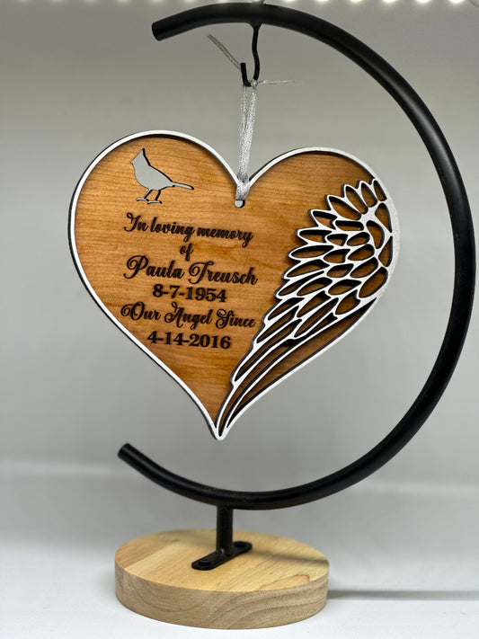 In Memory Of/Mermorial Tribute Hanging Sign