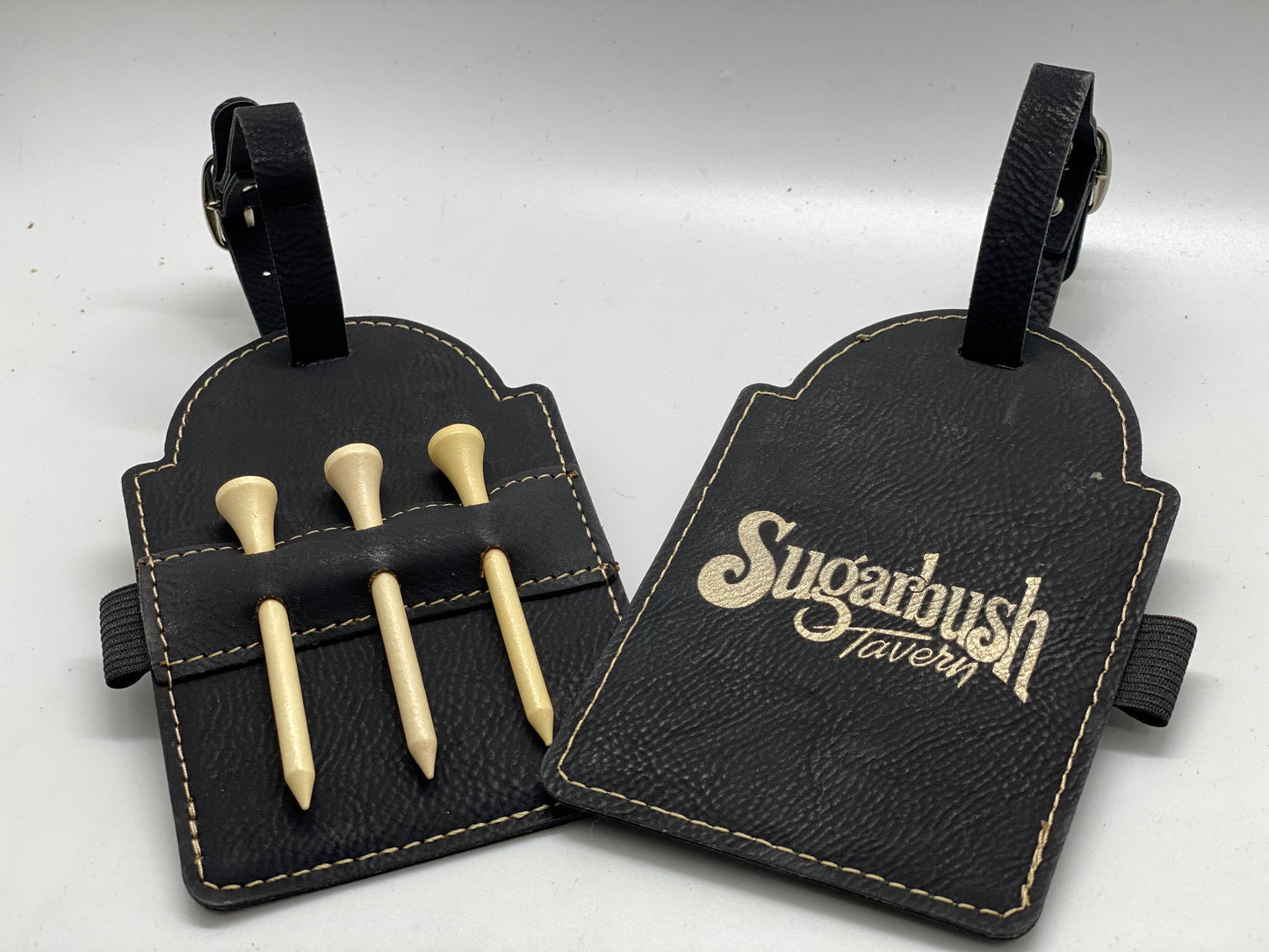 Laser Engraved Golf Tee Bag Tag