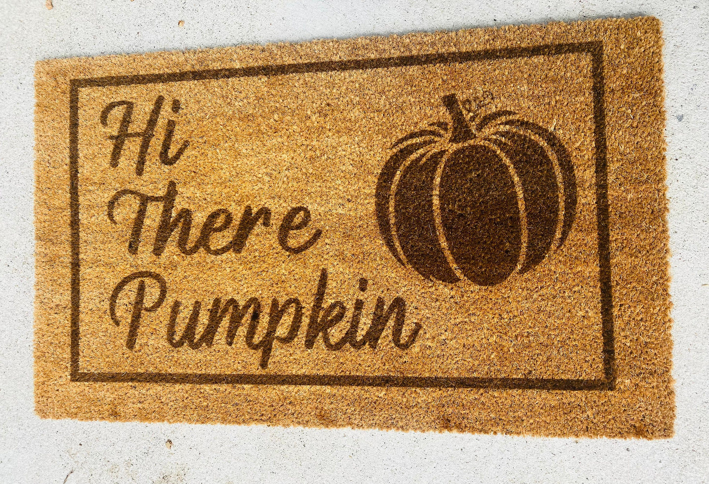 Hello Pumpkin Fall Doormat