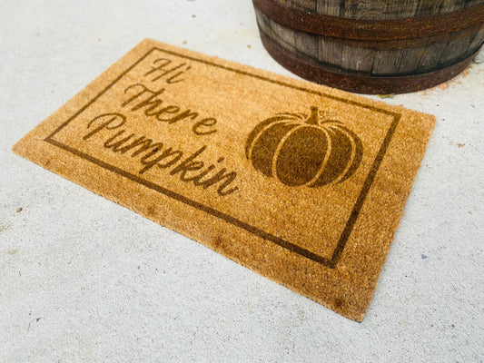 Hello Pumpkin Fall Doormat