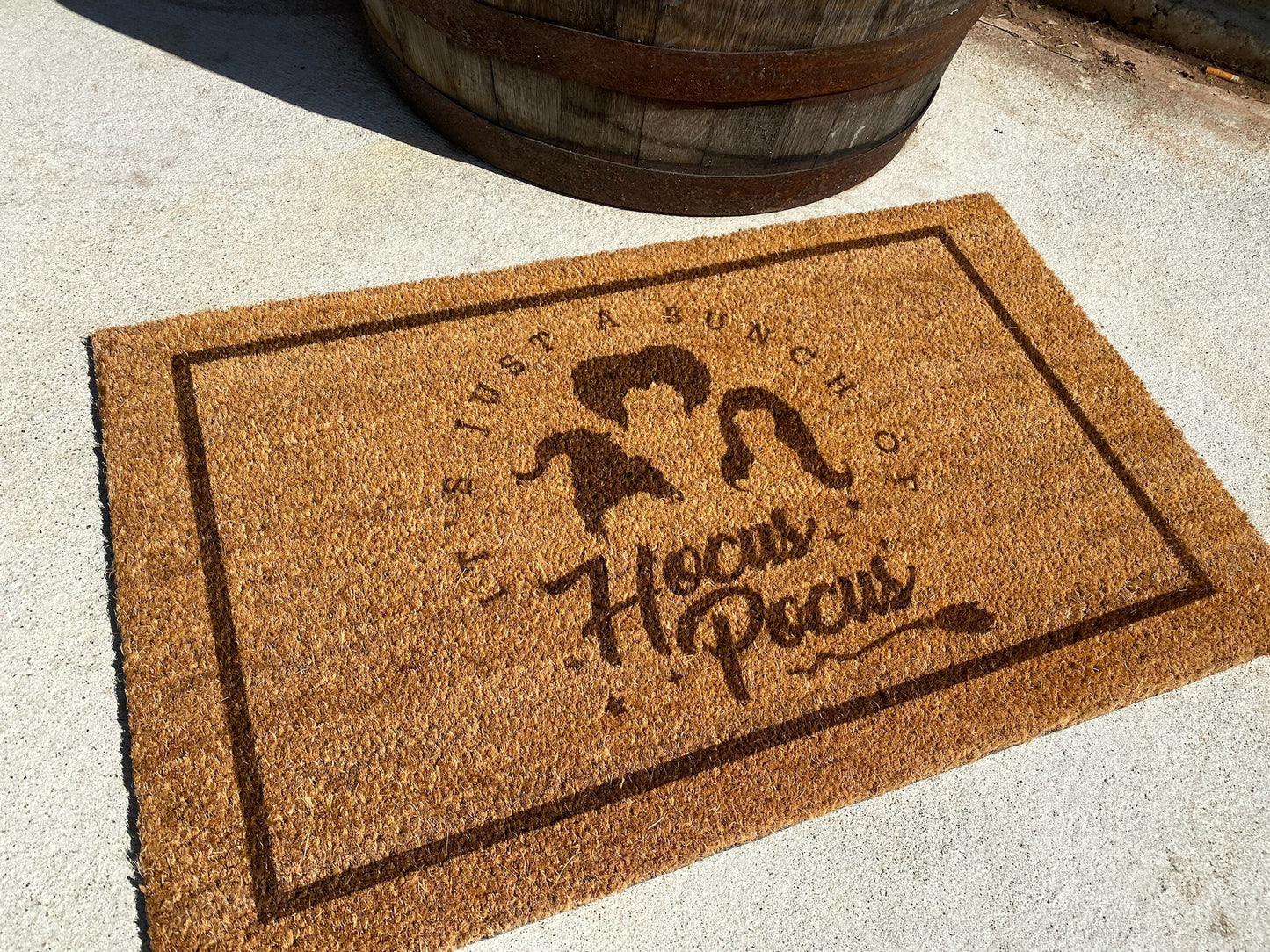 Hocus Pocus/It's Just a bunch of Hocus Pocus Doormat