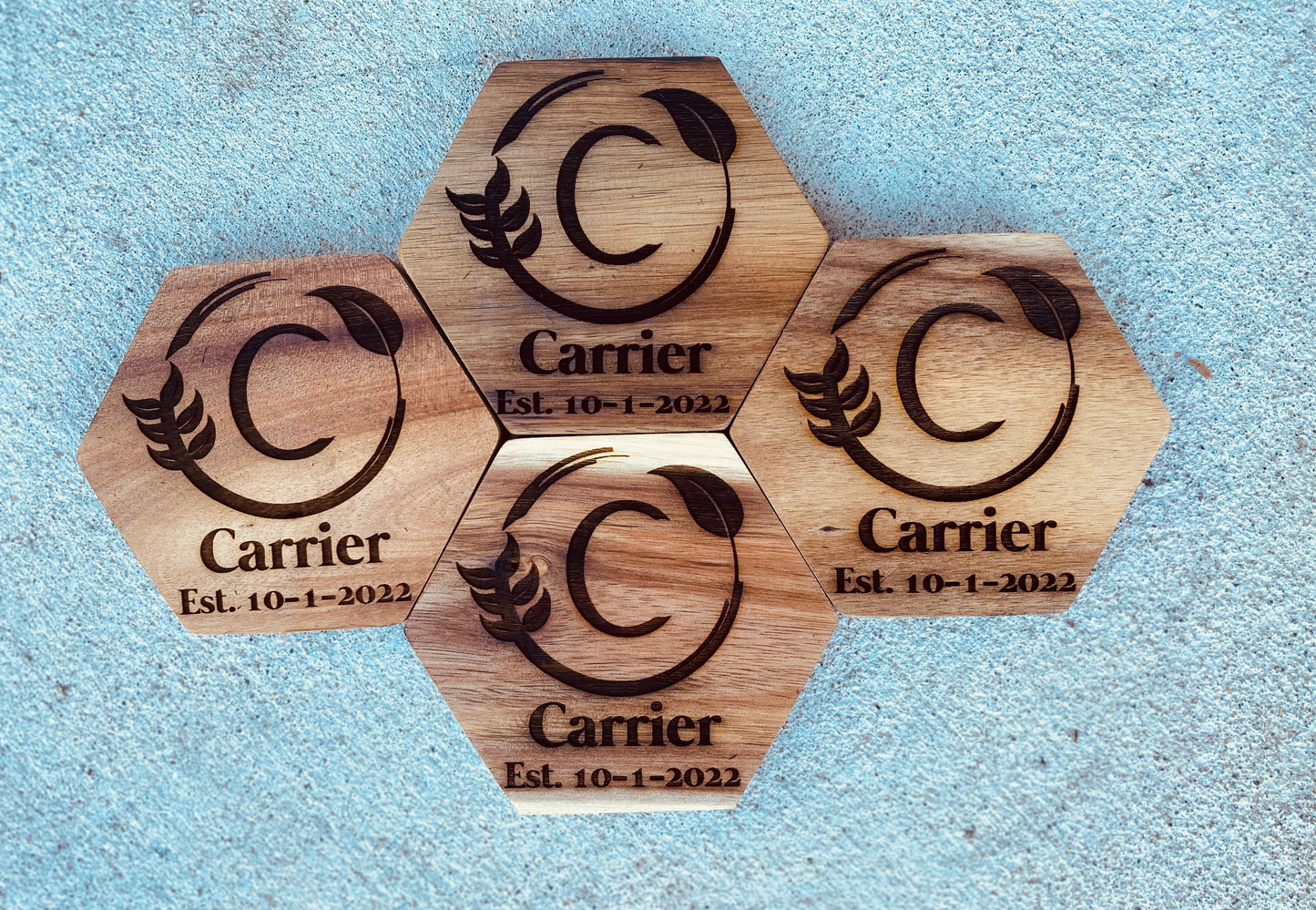 Personalized Wedding Coasters